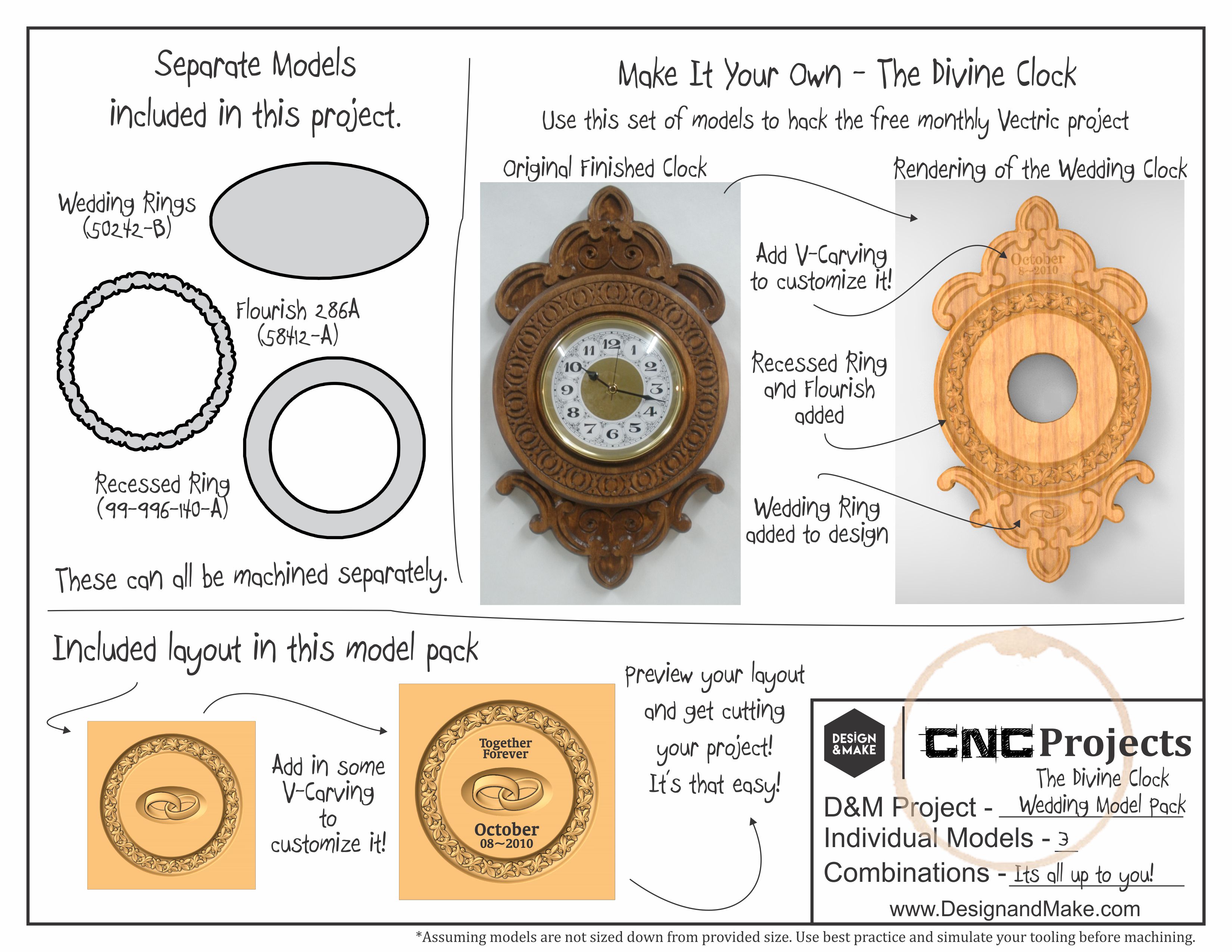 Divine Clock - Wedding Model Pack